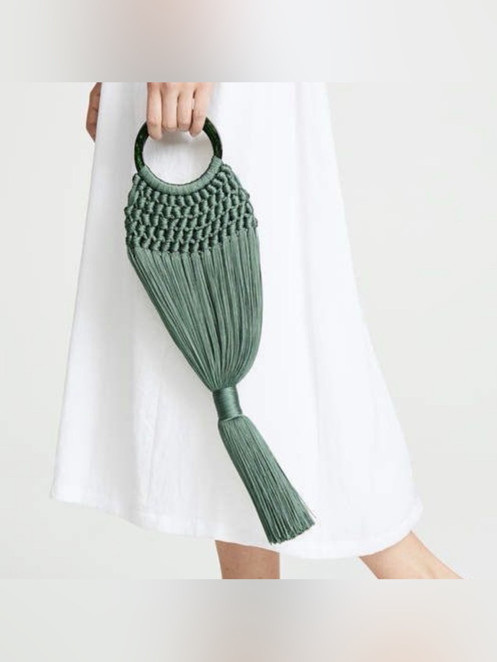Cult Gaia Angelou Fringe Handle Bag - Picture 7 of 7